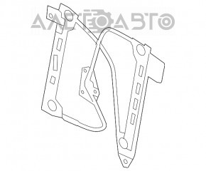 Geam electric cu motor fata stanga VW CC 08-17