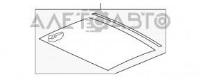 Стекло люка VW CC 08-17