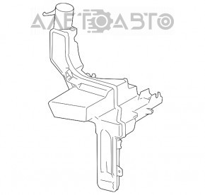 Rezervorul de spălare a parbrizului VW CC 08-17 fără spălare a farurilor, nou, original OEM.