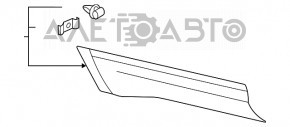 Capac usa inferioara spate dreapta VW Atlas 18- structura