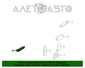 Amplificator de antenă radio pentru VW Atlas 18-