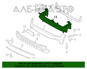 Amplificatorul de bara spate VW Atlas 18-