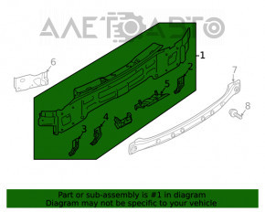 Panoul din spate VW Atlas 18- 2 piese