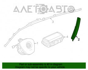 Airbagul pentru scaunul drept al VW Atlas 18 - Pillow безопасности