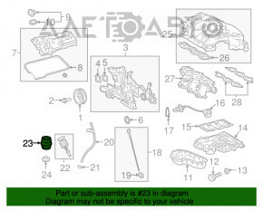 Corpul filtrului de ulei Toyota Highlander 14-19 2.7 1ARFE, nou, neoriginal.