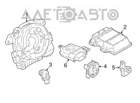 Senzor airbag dreapta spate VW Atlas 18-