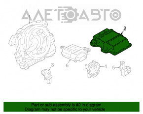 Модуль srs airbag компьютер подушек безопасности VW Atlas 18-