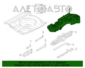 Polistiren sub instrumentul VW Atlas 18 - nu există fragment, este rupt