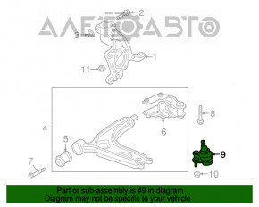 Rulment de presiune frontal dreapta VW Atlas 18-