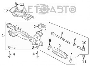 Bara de direcție VW Atlas 18-