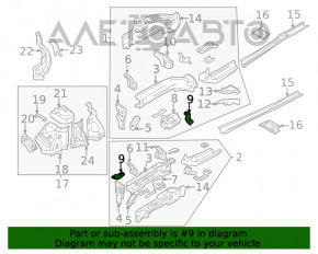 Suport far stânga VW Atlas 18-20 pre-restilizare, nou, original