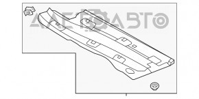 Защита днища левая VW Atlas 18- примята