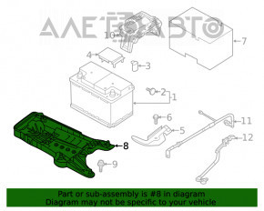 Palet pentru baterie VW Atlas 18-