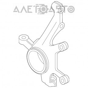 Capacul frontal stânga Infiniti QX30 17-