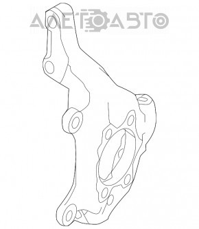 Capacul frontal dreapta Nissan Leaf 11-17