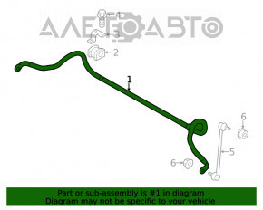 Stabilizatorul frontal Mitsubishi Eclipse Cross 18-