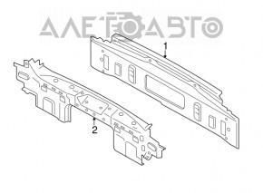 Panoul din spate al Mini Cooper F56 3d 14- 2 piese