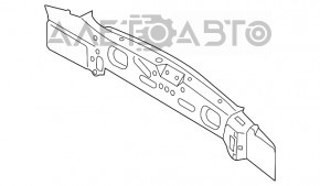 Panoul din spate al BMW 3 F30 4d 12-18 alb