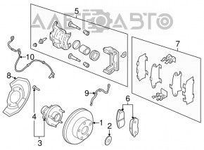 Suportul din față dreapta pentru Nissan Murano z50 03-08