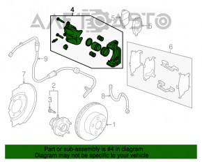 Suportul din față dreapta pentru Infiniti FX35 FX45 03-08