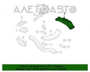 Кронштейн подушки кпп передний Subaru Forester 14-18 SJ 2.5 МКПП