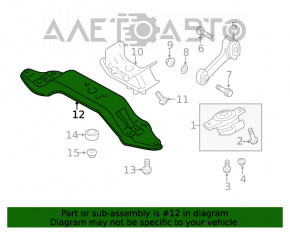 Suportul de pernă pentru cutia de viteze Subaru Outback 20-