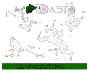 Perna motorului central Subaru Legacy 15-19