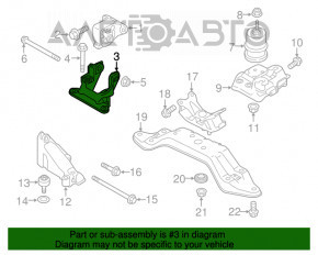 Suportul central al pernei motorului pentru Subaru Legacy 15-19, nou, original OEM