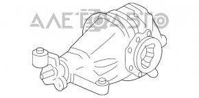 Задний дифференциал редуктор Lexus GS350 GS430 GS450h 06-11 rwd 3.7