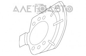 Capac disc de frână față dreapta Nissan Versa Note 13-19