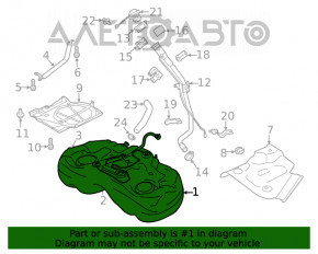 Rezervor de combustibil pentru Subaru Forester 19- SK