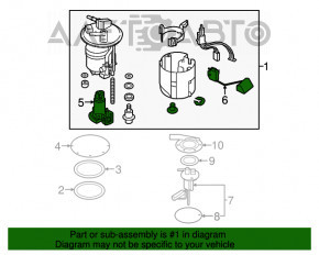 Pompă de combustibil pentru Subaru Legacy 15-19