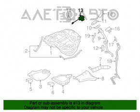 Capacul gurii de umplere a rezervorului de combustibil pentru Subaru Forester 08-13 SH