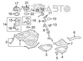 Крышка заливной горловины бензобака Subaru Outback 10-14