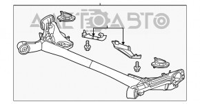 Bara spate Honda HR-V 16-22 FWD