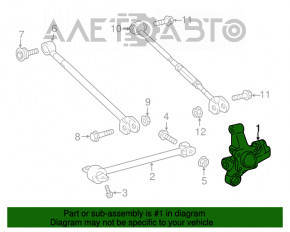 Capac spate stânga Lexus ES300h ES350 13-18