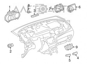 Monitor, display, navigație Buick Encore 13-16