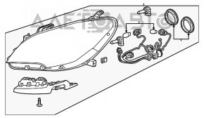 Far stânga față goală Buick Encore 13-16