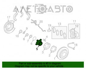 Rulmentul roții spate stânga pentru Lexus GX470 03-09