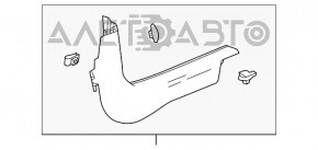 Накладка порога передняя левая Buick Encore 13-19 черн