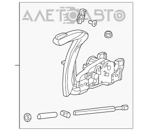 Maneta frânei de mână gri pentru Buick Encore 13-19