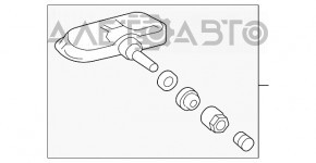 Датчик давления колеса Toyota Camry v40