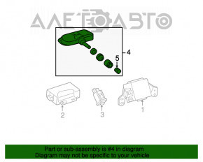 Senzor de presiune a roților Toyota Camry v40