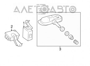 Senzor presiune roata Toyota Sequoia 08-16 nou original OEM