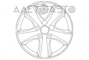 Диск колесный R17 x 7J ET45 5*114.3 Toyota Camry v50 12-14 usa SE