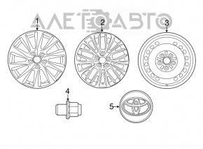 Roată de 17 inch pentru Toyota Camry v70 18-