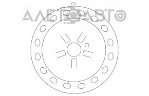 Roată de fier de 16 inch, 5x114.3 Toyota Camry v40