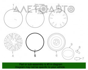 Диск колесный R18 Lexus ES350 13-15 дорест, бордюрка