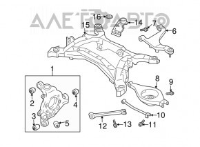 Capacul spate dreapta Nissan 350z