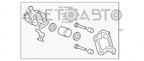 Суппорт задний правый Honda CRV 12-16